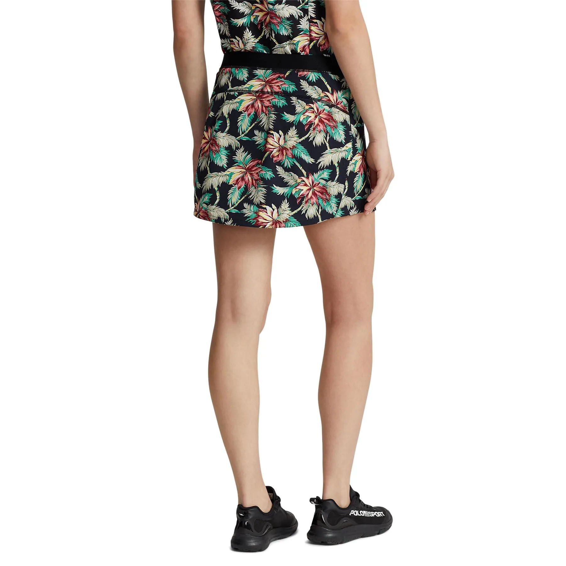 15" Tropical-Floral Performance Skort Island Bamboo Floral