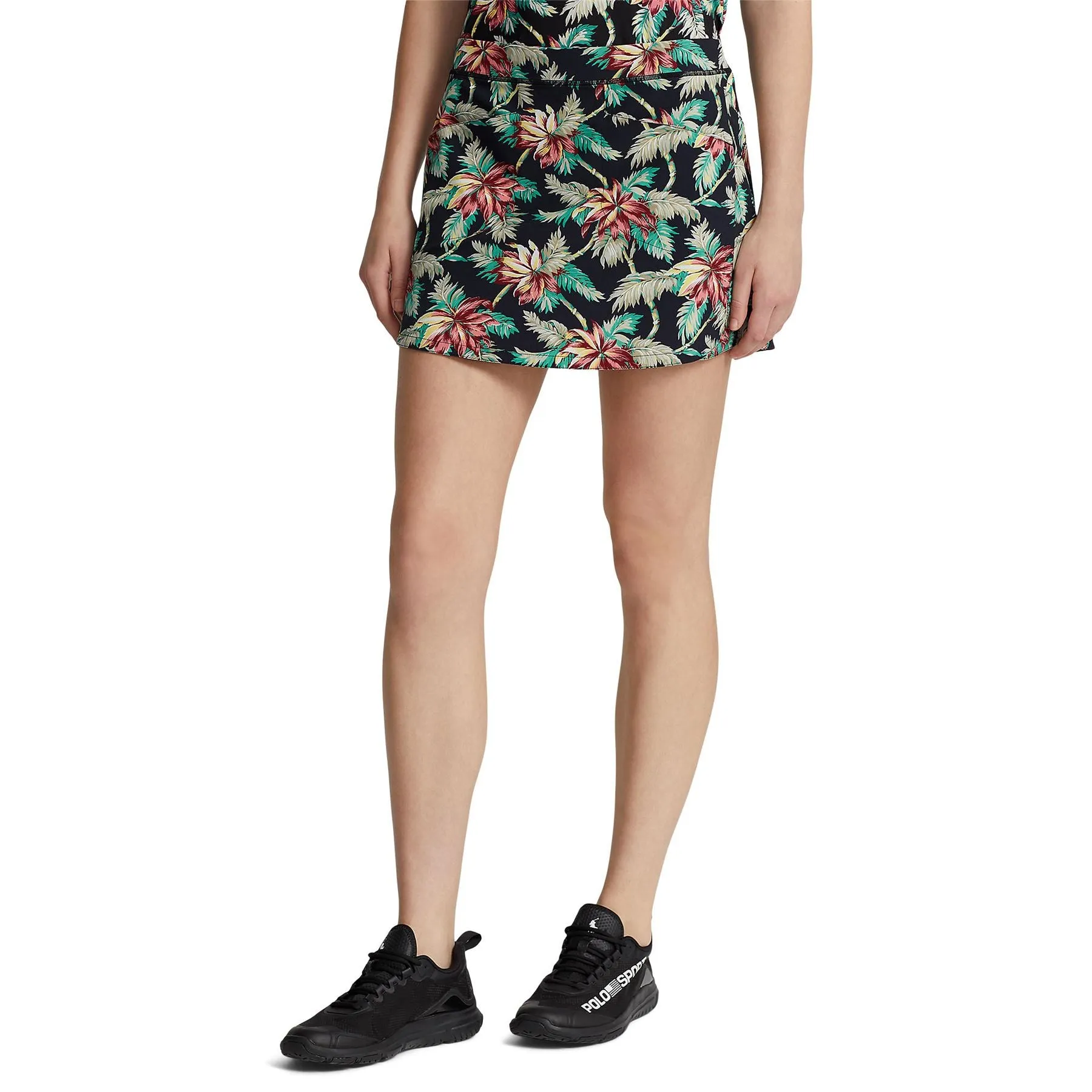 15" Tropical-Floral Performance Skort Island Bamboo Floral