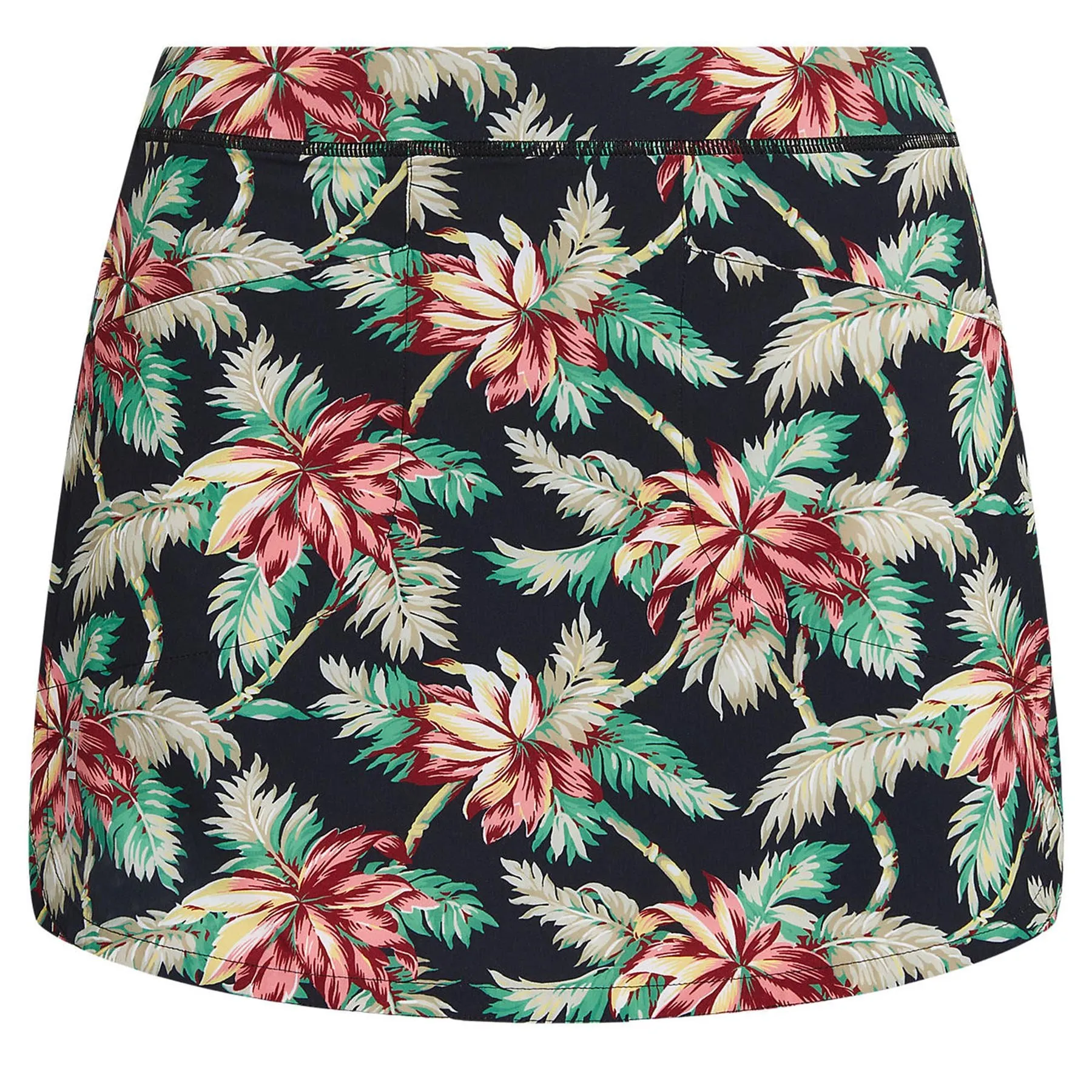 15" Tropical-Floral Performance Skort Island Bamboo Floral