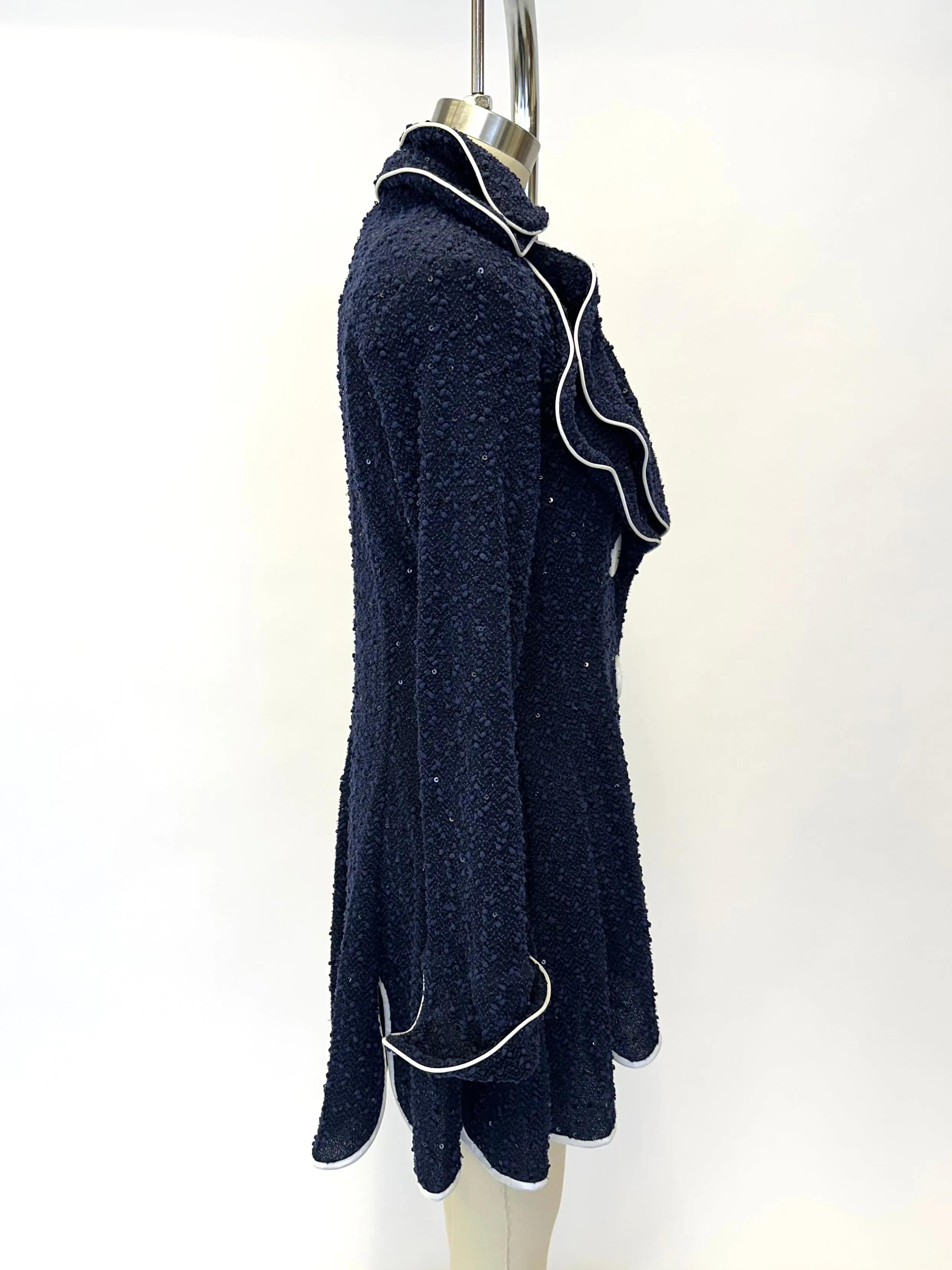 1990s Sequin Knit Carwash Blazer
