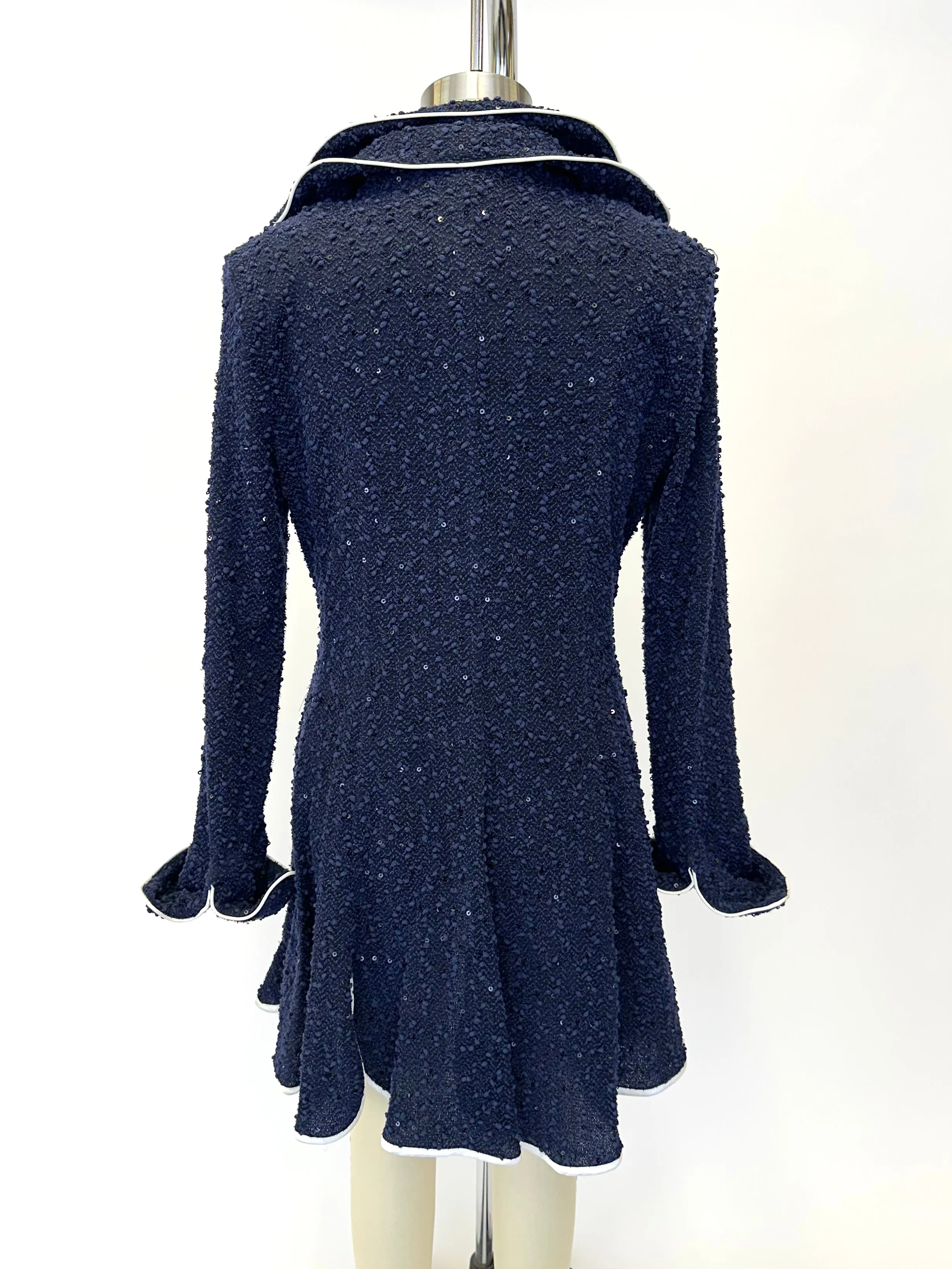 1990s Sequin Knit Carwash Blazer