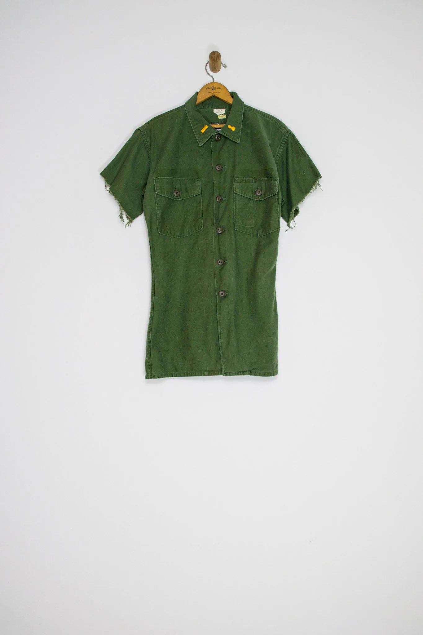 70's ARMY SHIRT SZ S