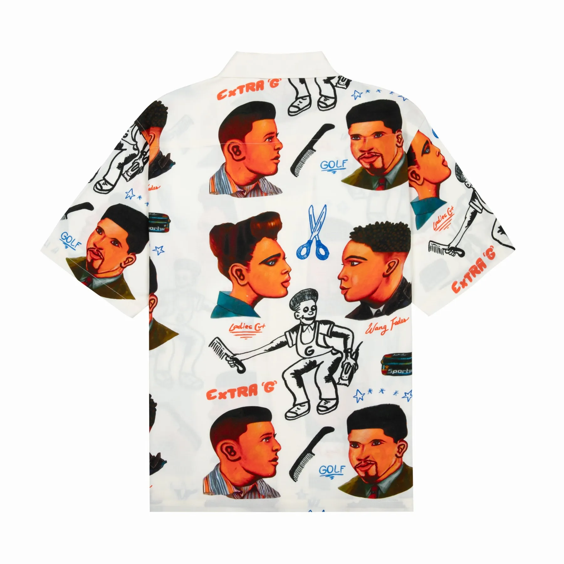 BARBERSHOP RAYON BUTTON UP by GOLF WANG