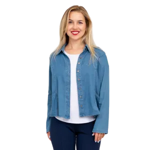 Blue Sky Holly Denim Blouse
