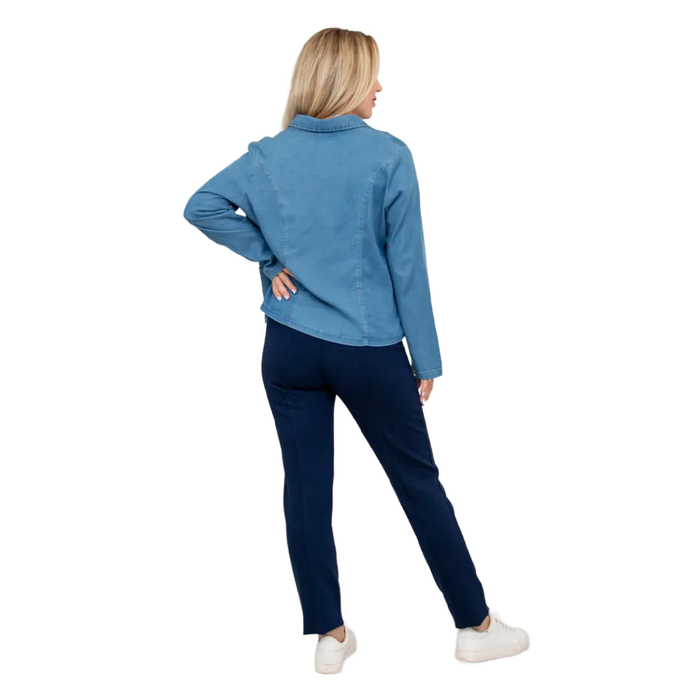 Blue Sky Holly Denim Blouse