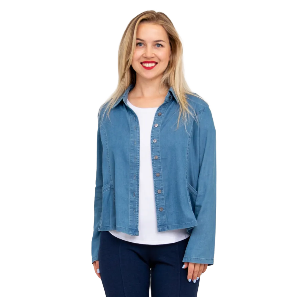 Blue Sky Holly Denim Blouse