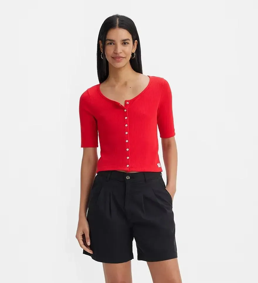 Blusa Levi's® Dry Goods Waffle Button-Up