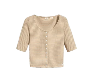 Blusa Levi's® Dry Goods Waffle Button-Up