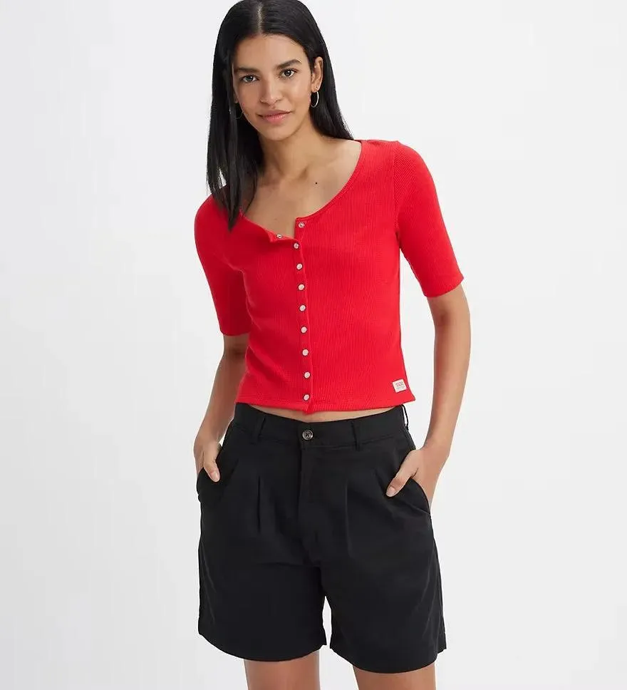Blusa Levi's® Dry Goods Waffle Button-Up