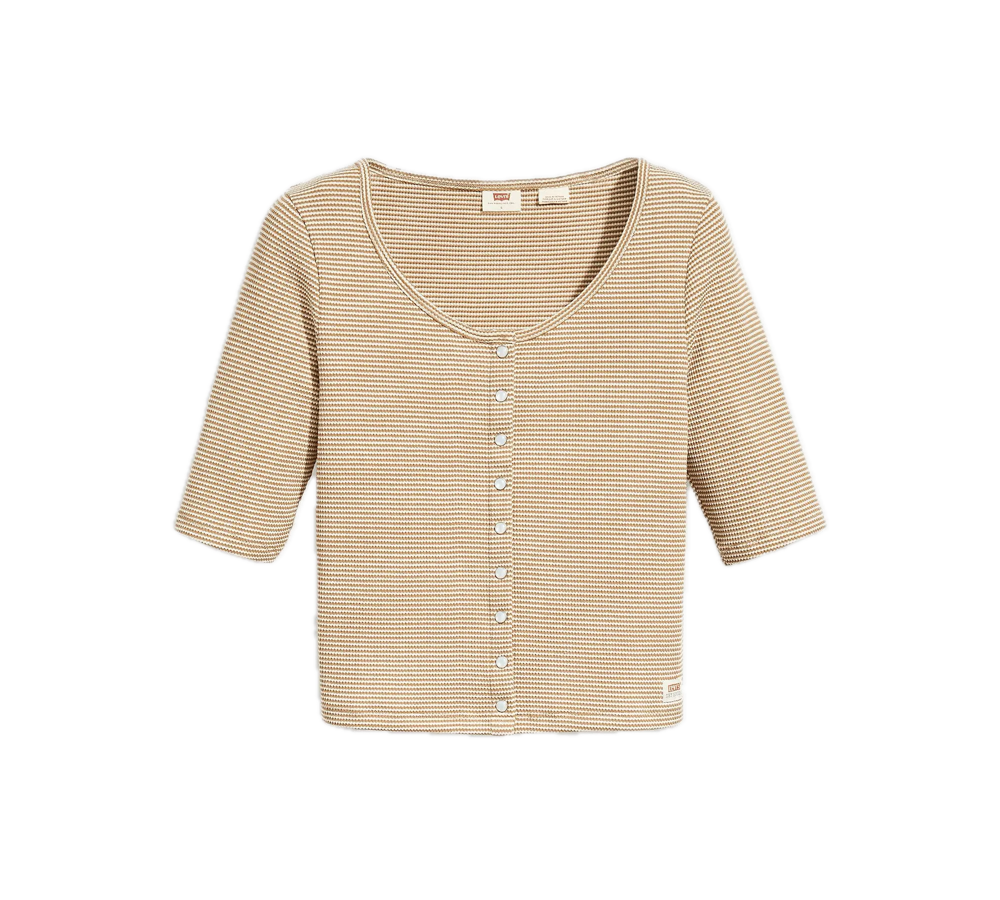 Blusa Levi's® Dry Goods Waffle Button-Up