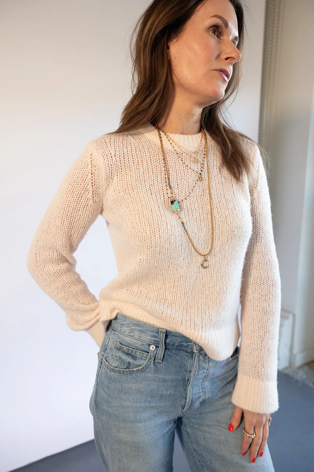 Bowie Sweater - Light Pink