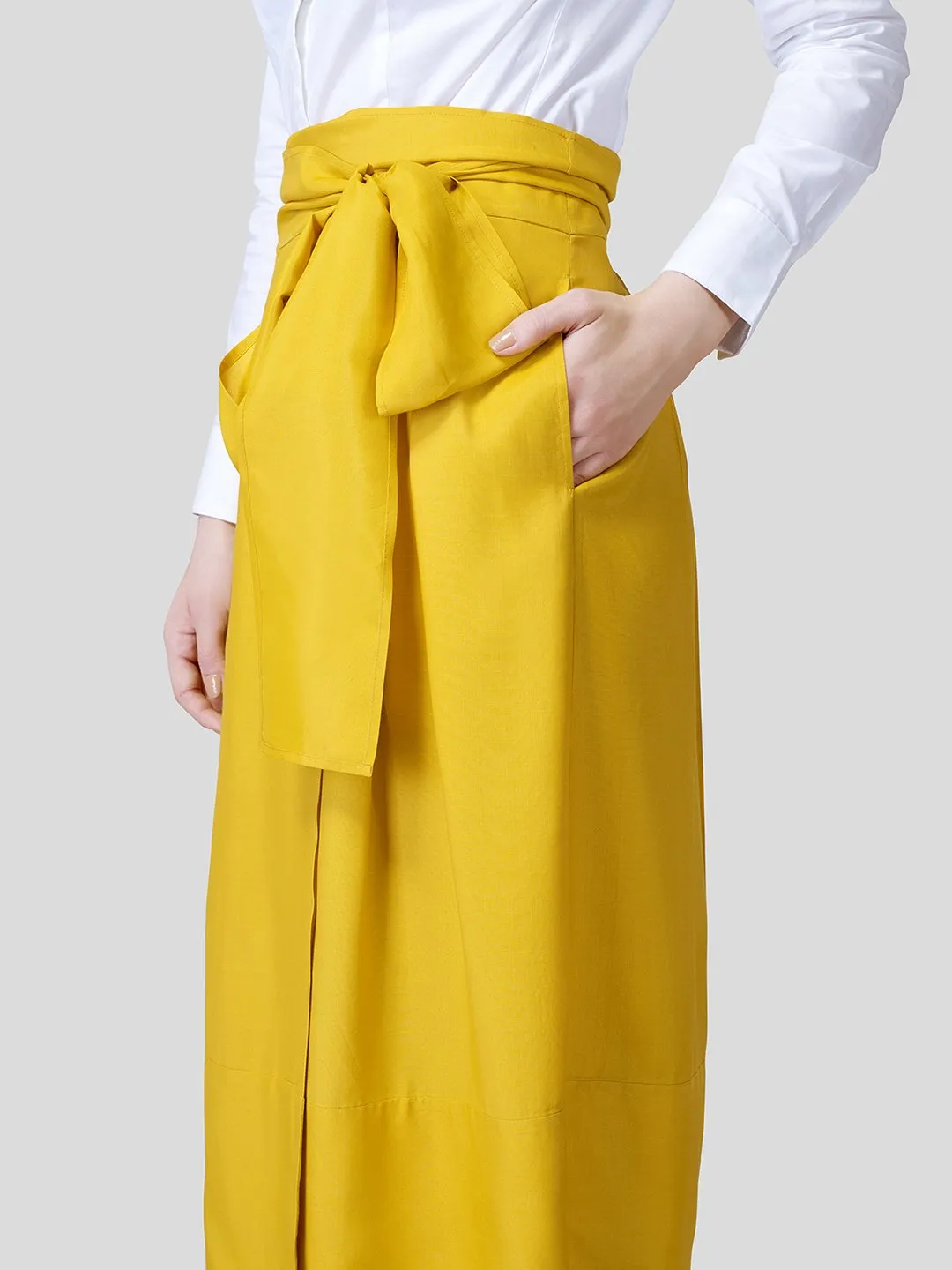 Box Pleated Warp-A-Round Skirt