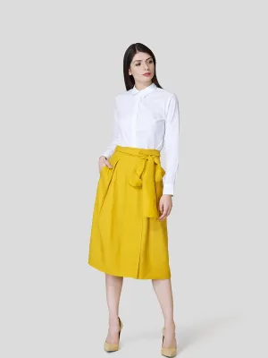 Box Pleated Warp-A-Round Skirt