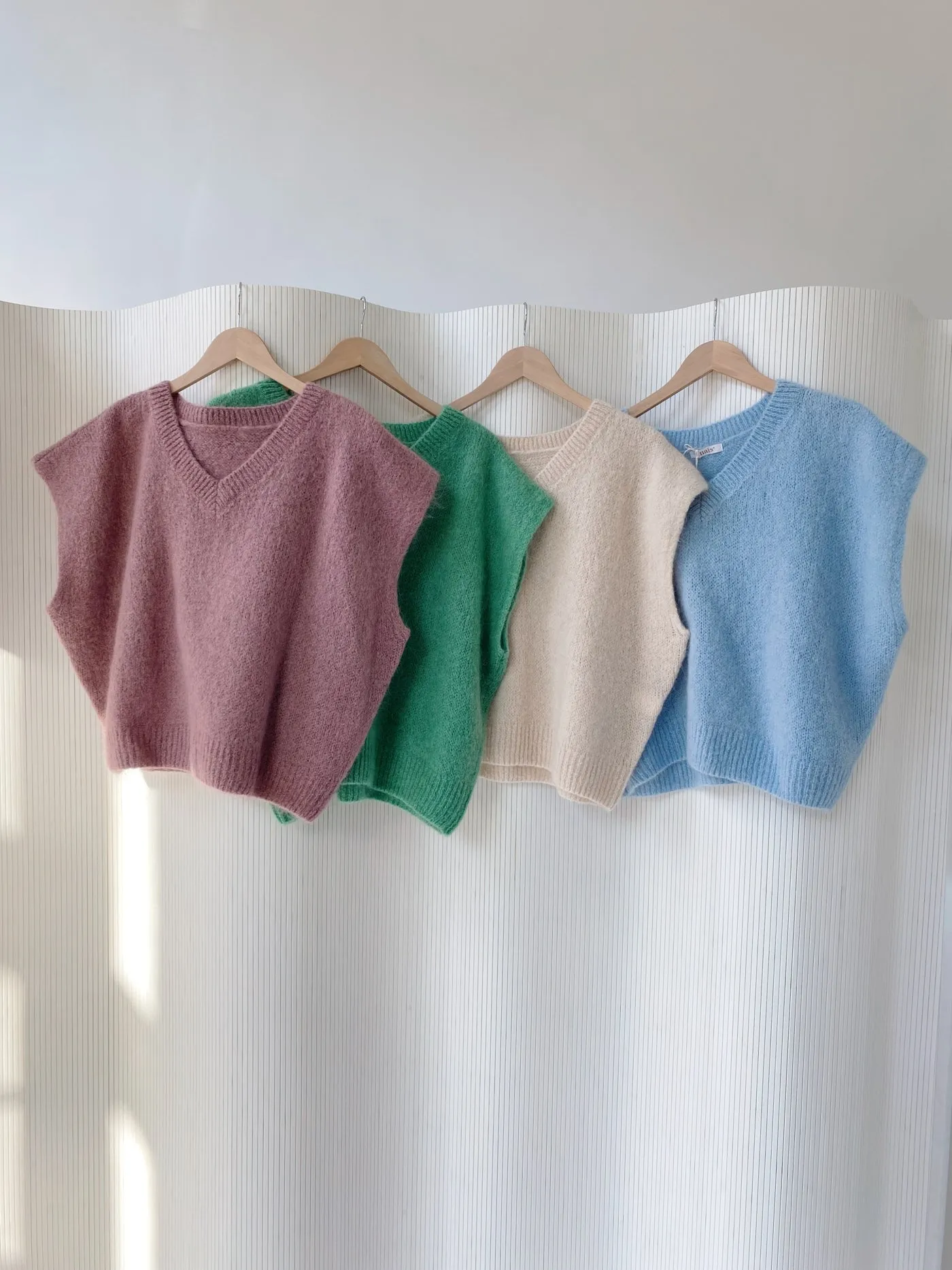 Boxy Mohair Sweater Vest