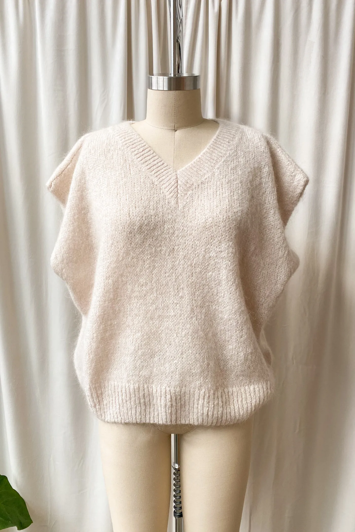 Boxy Mohair Sweater Vest