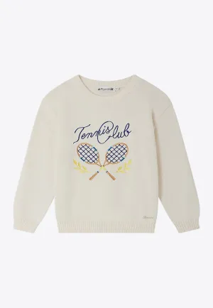 Boys Elvir Tennis Club Embroidered Sweater