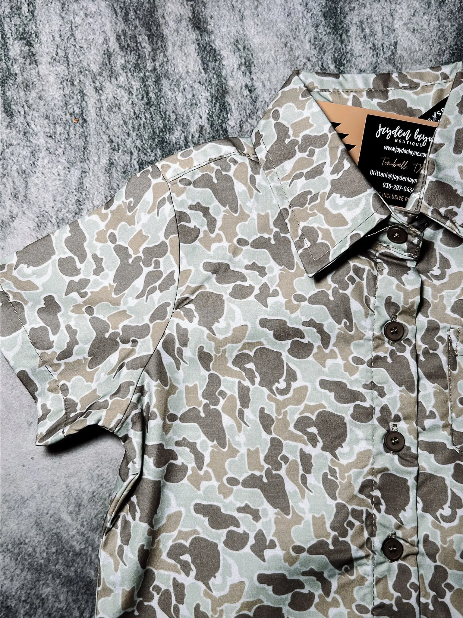 Boys Western Short Sleeve Button Ups