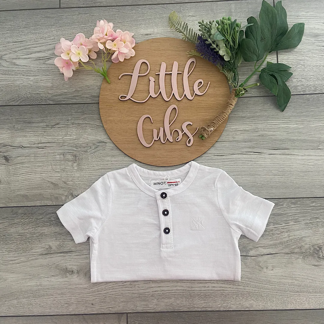 Boys white t-shirt