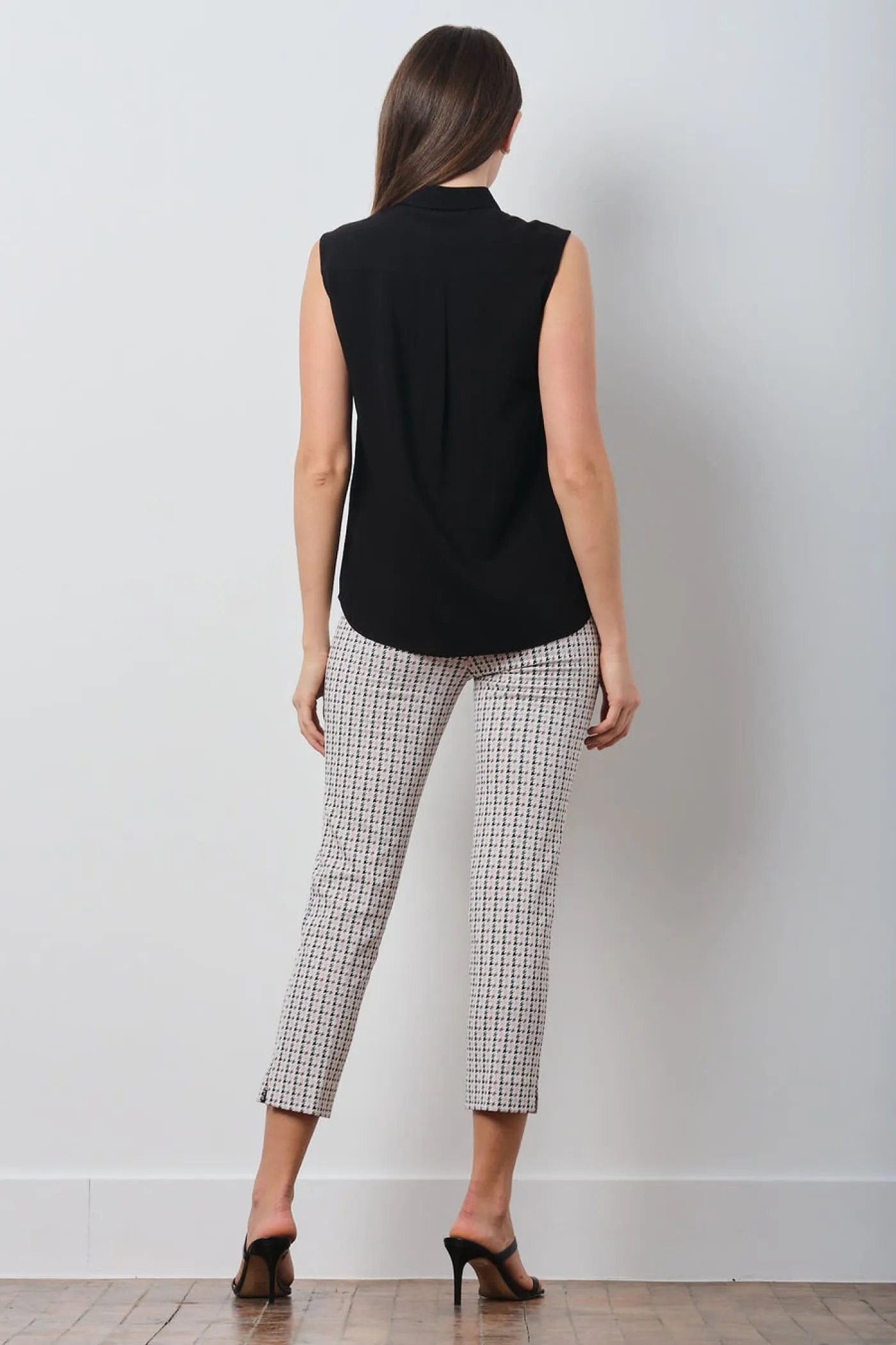 BRIGITTE Houndstooth Blush