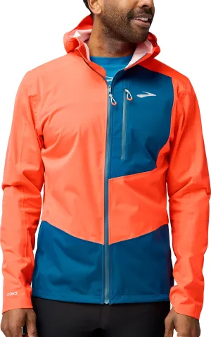 Brooks High Point 2.0 Waterproof Mens Running Jacket - Orange