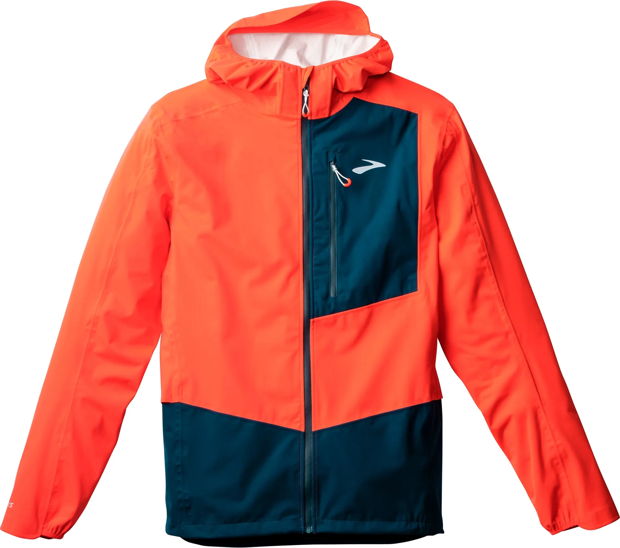 Brooks High Point 2.0 Waterproof Mens Running Jacket - Orange