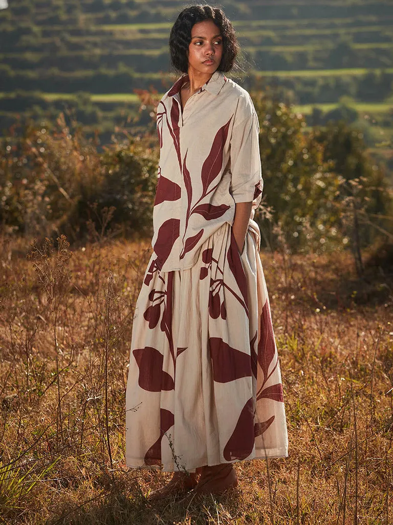 Burnt Sienna Skirt