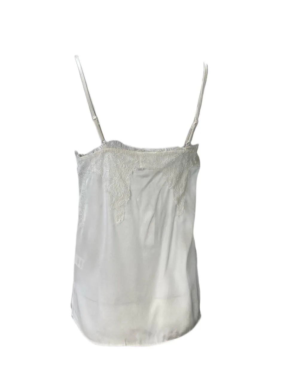 CAMI Women's White Sleeveless V-Neck Top #605 XS NWT