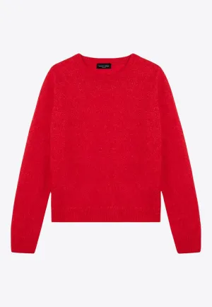 Cashmere and Silk Crewneck Sweater