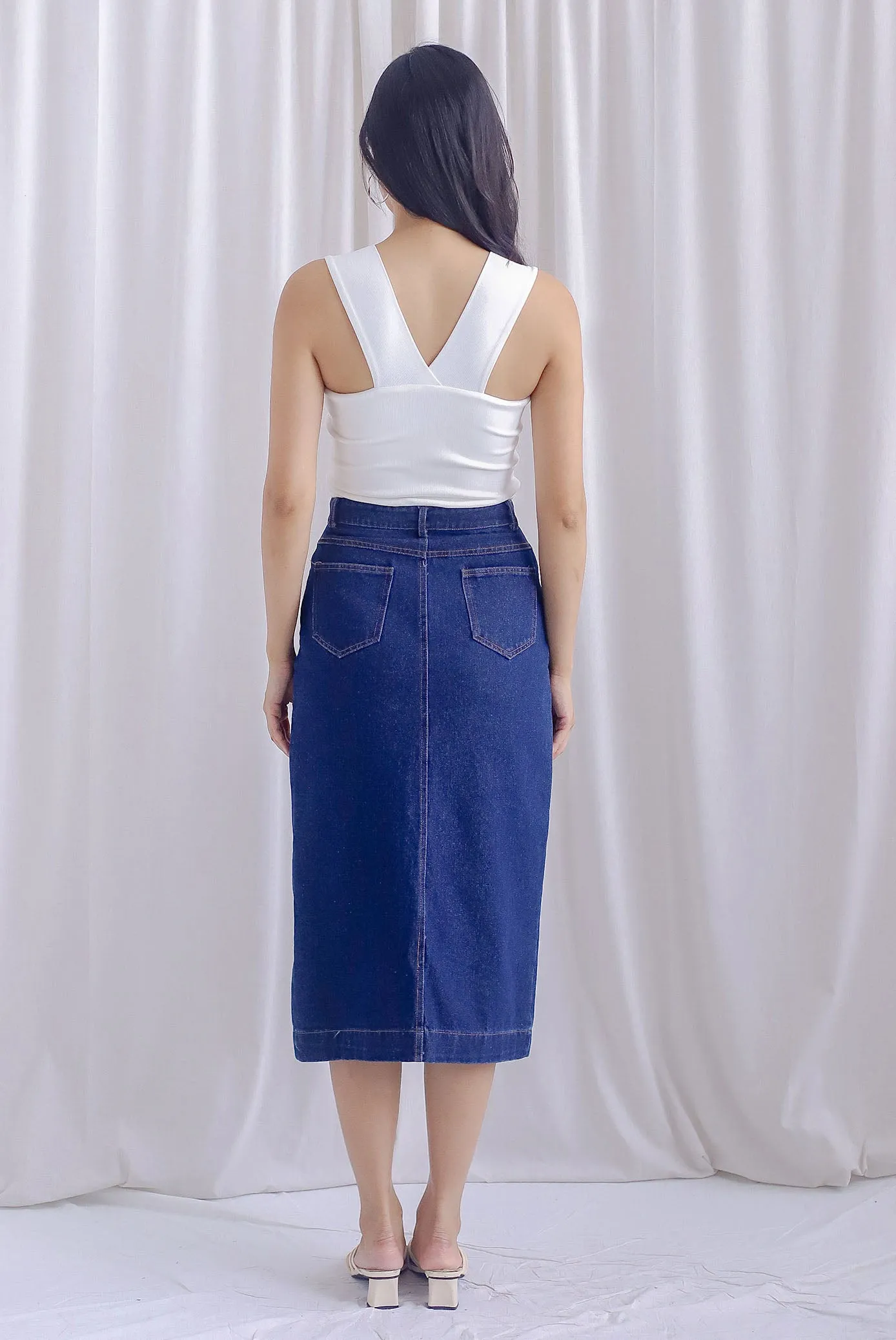 Cherie Padded Two Way Top In White