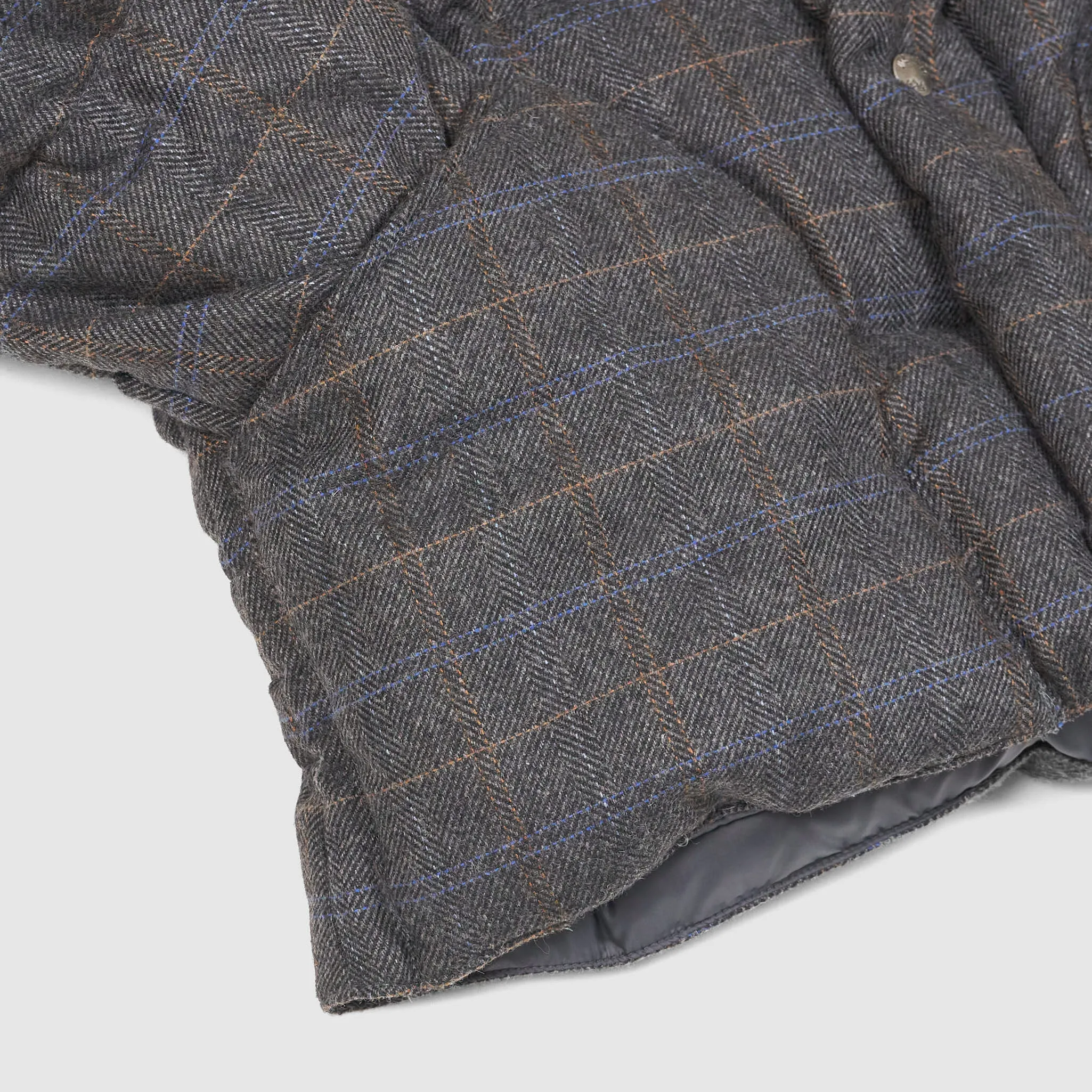 Chevignon Togs Unlimited Down Jacket Wool Herringbone Waistcoat