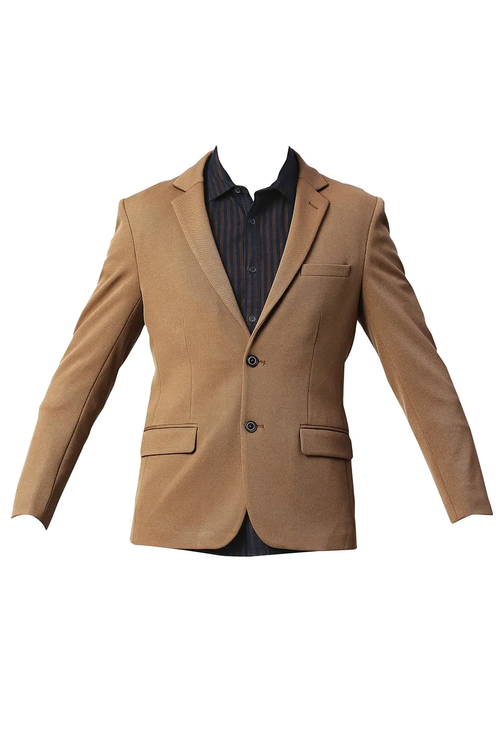 Comfort Fit Polyester Stretch Knit Blazers