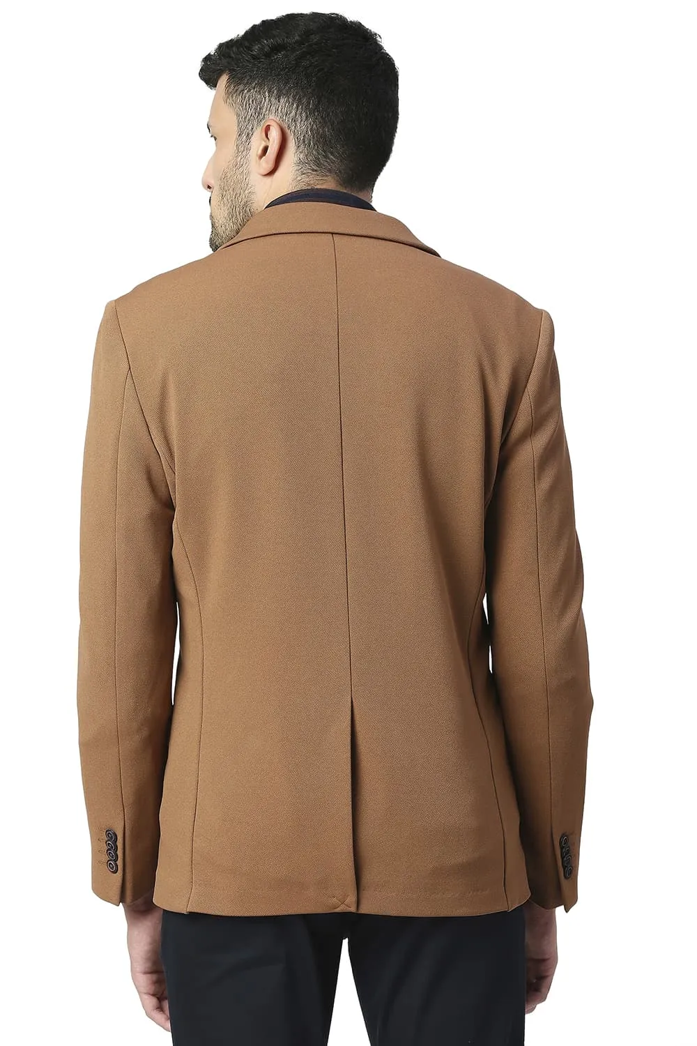 Comfort Fit Polyester Stretch Knit Blazers