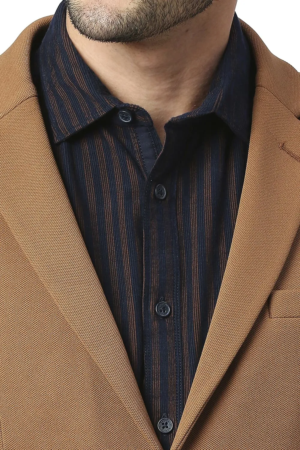 Comfort Fit Polyester Stretch Knit Blazers