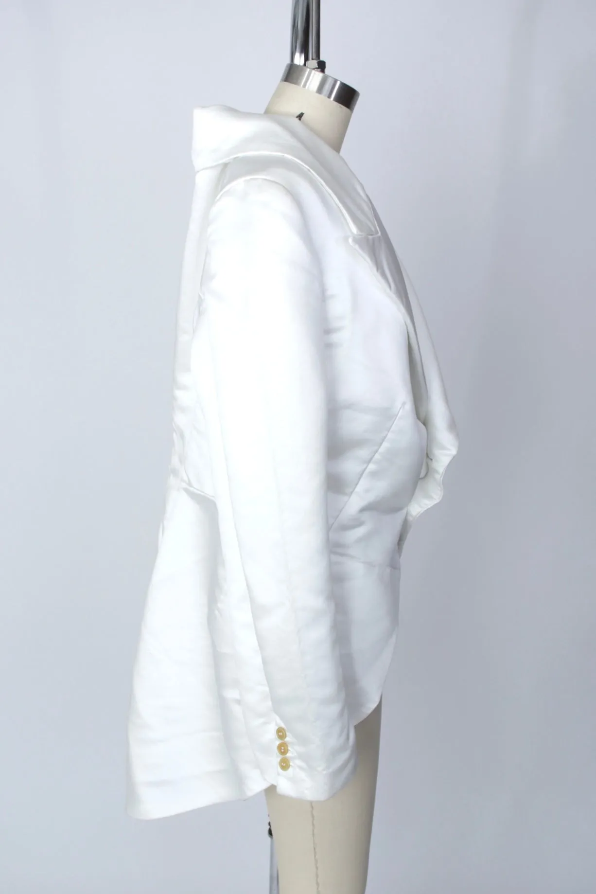 Comme Des Garçons Satin Tailcoat Blazer