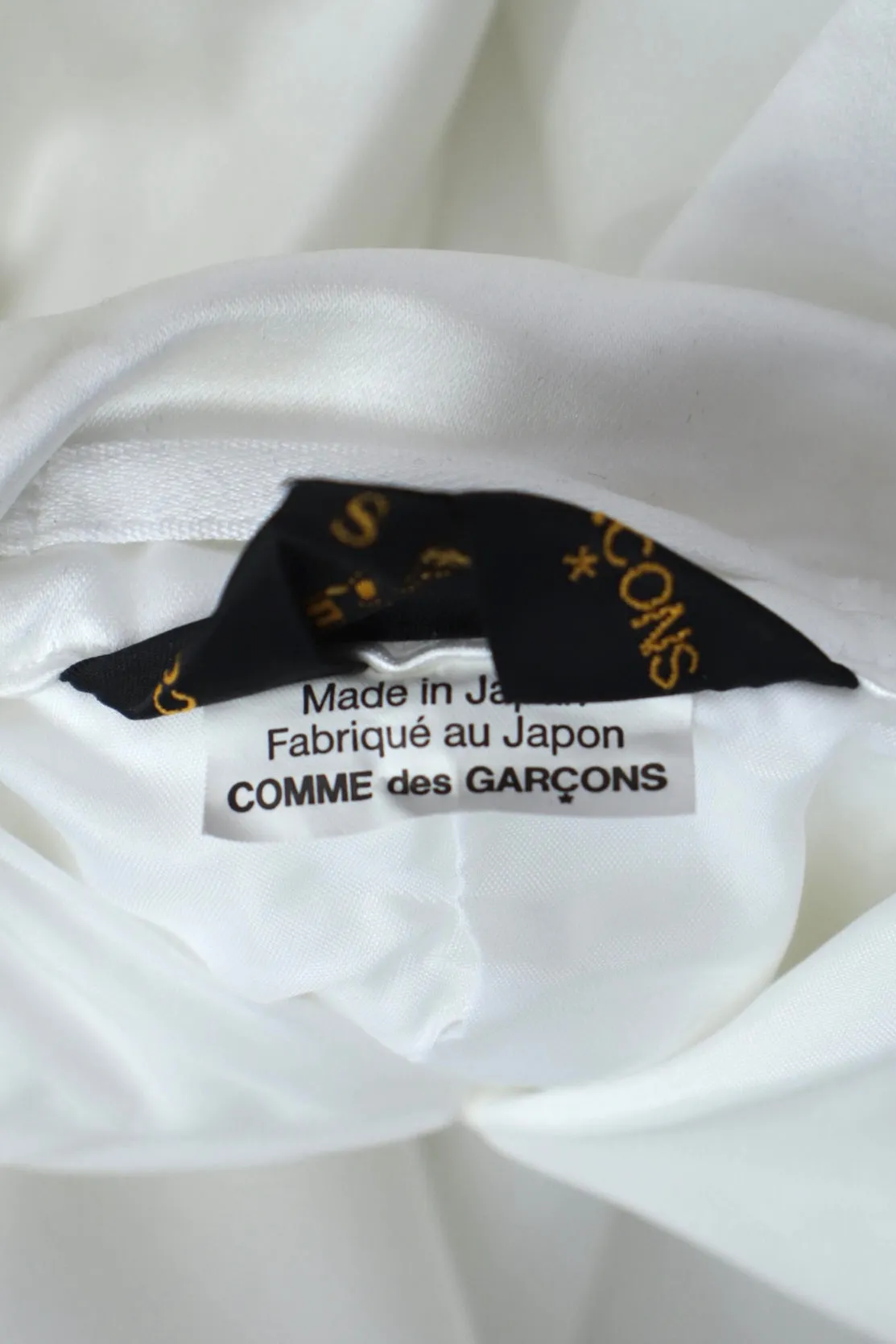 Comme Des Garçons Satin Tailcoat Blazer