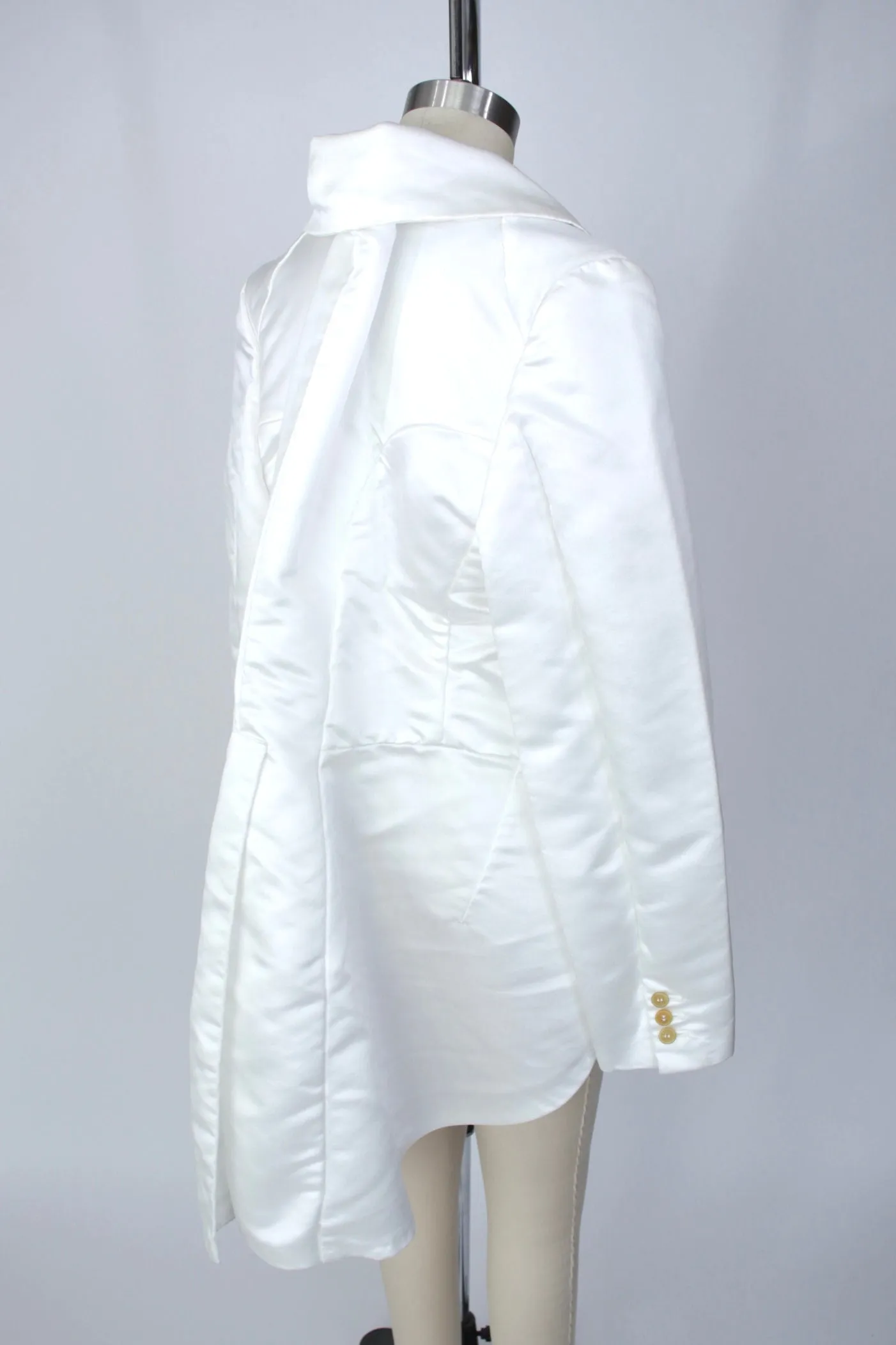 Comme Des Garçons Satin Tailcoat Blazer