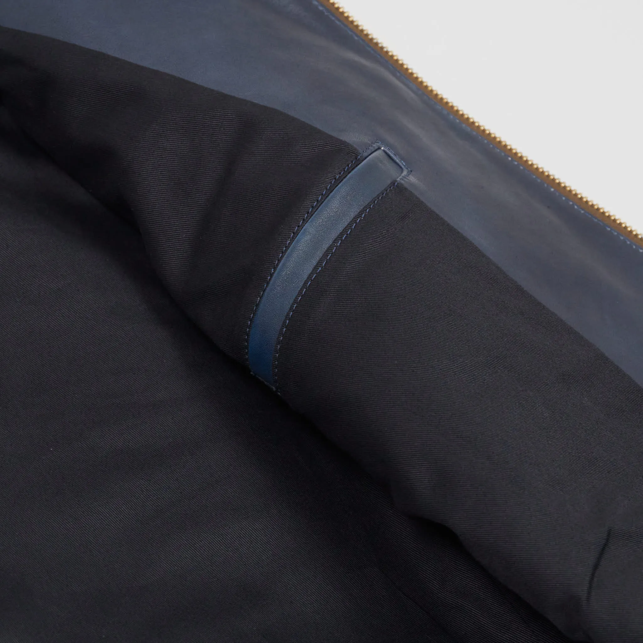 Double Helix Classic 1930's Dark Indigo Overdyed Horse Leather Jacket