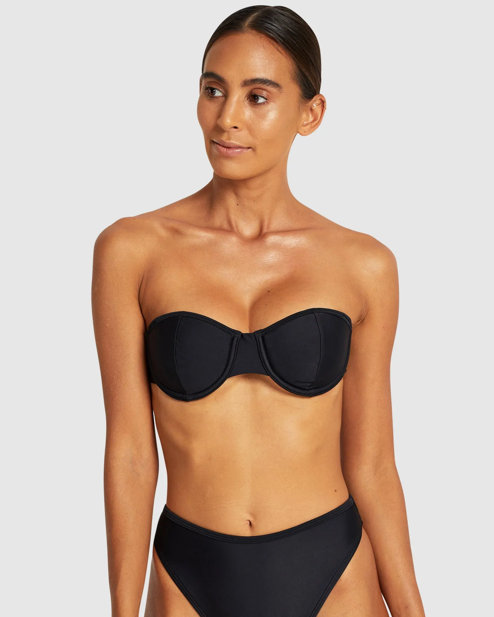 Easy Living - Black - Balconette Bikini Top