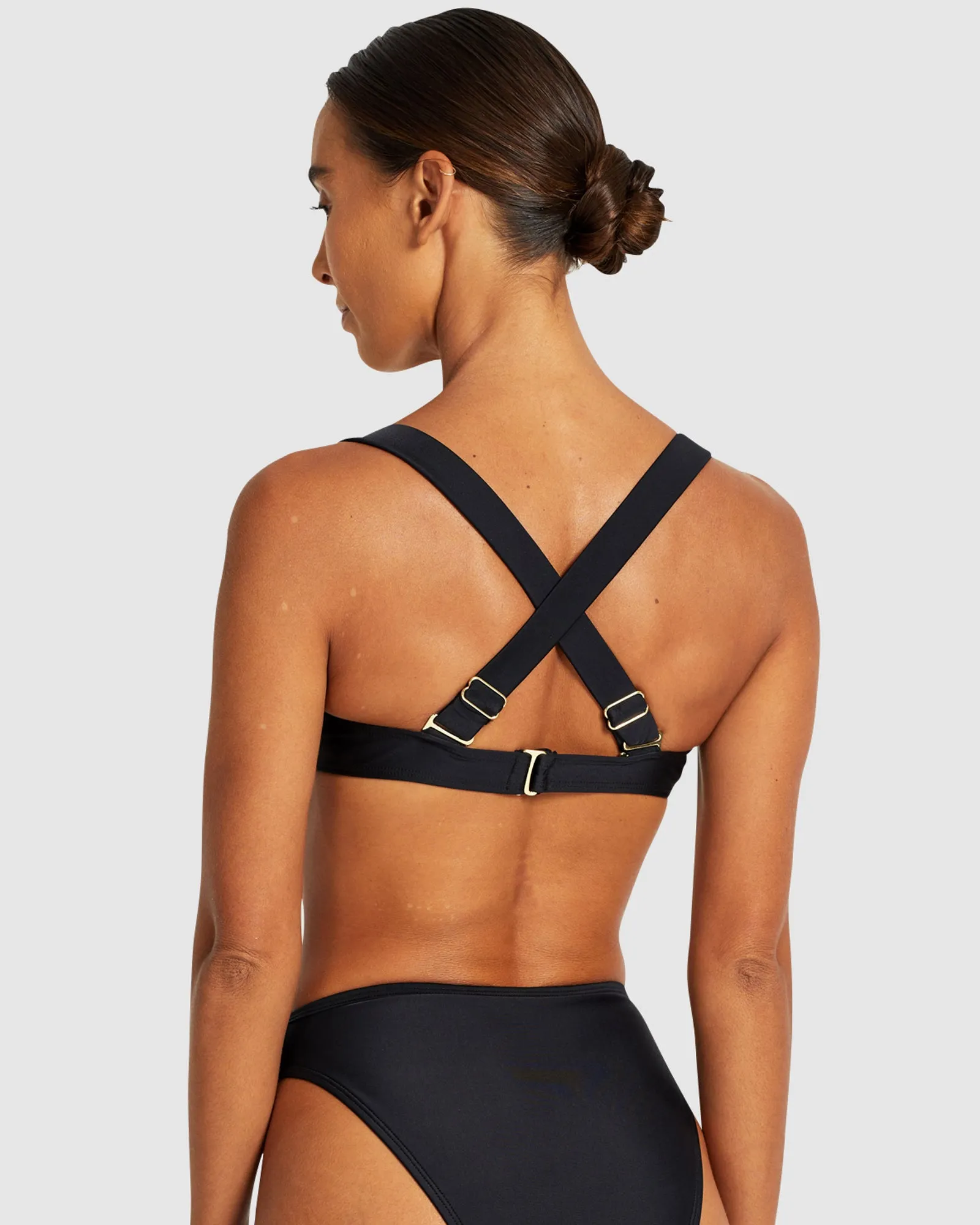 Easy Living - Black - Balconette Bikini Top