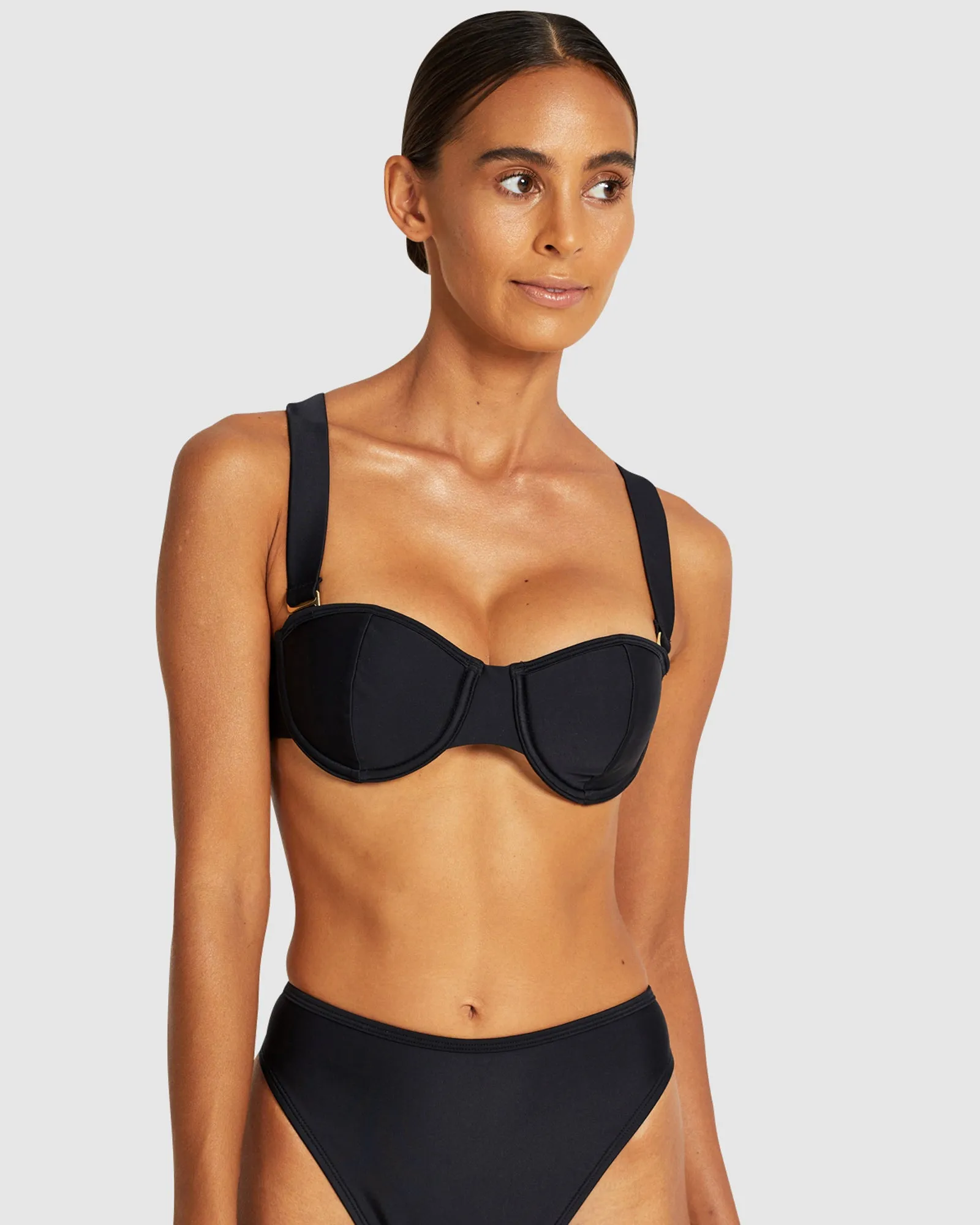 Easy Living - Black - Balconette Bikini Top