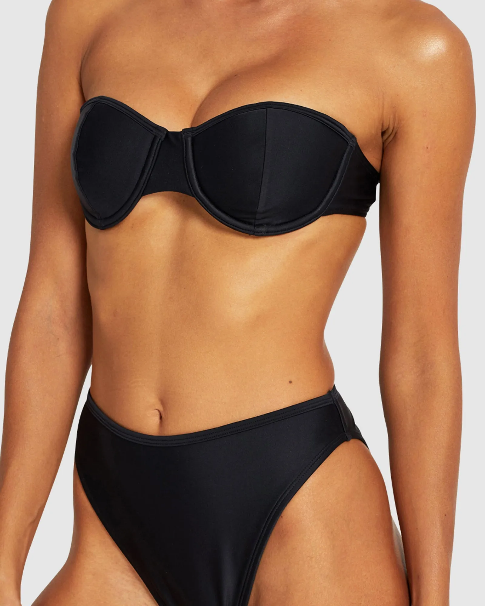Easy Living - Black - Balconette Bikini Top