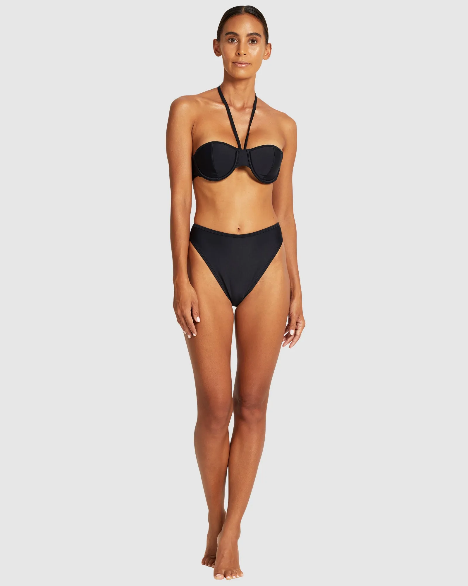 Easy Living - Black - Balconette Bikini Top