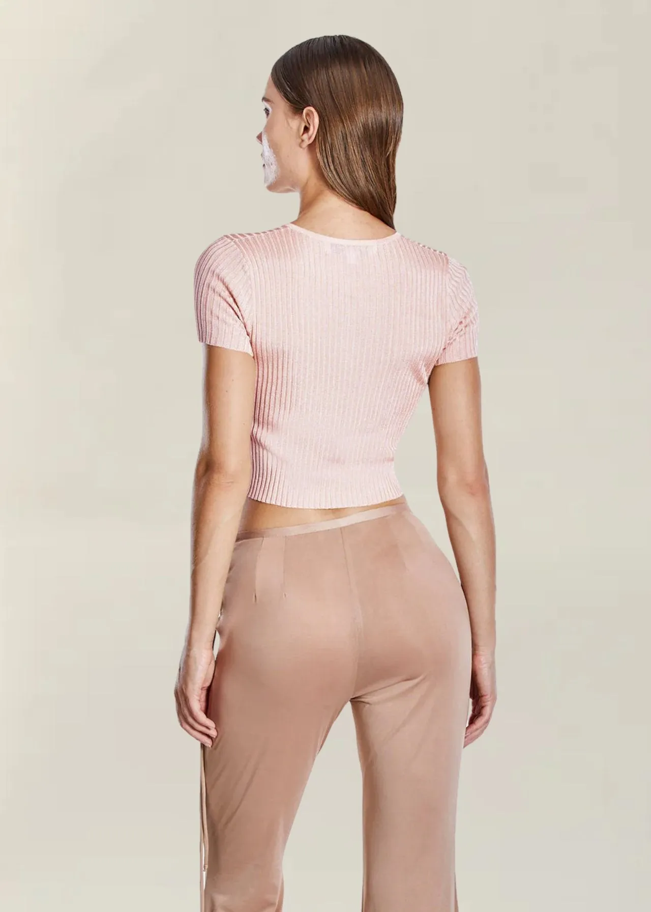Eline Knit Shirt Baby Pink