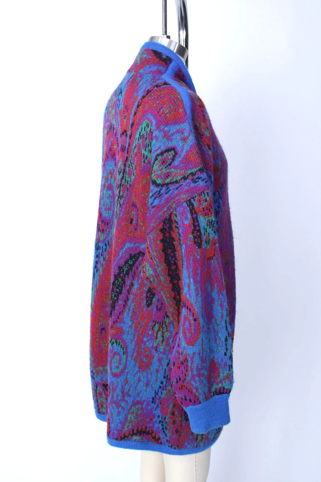 Escada Wool & Mohair Paisley Cardigan*