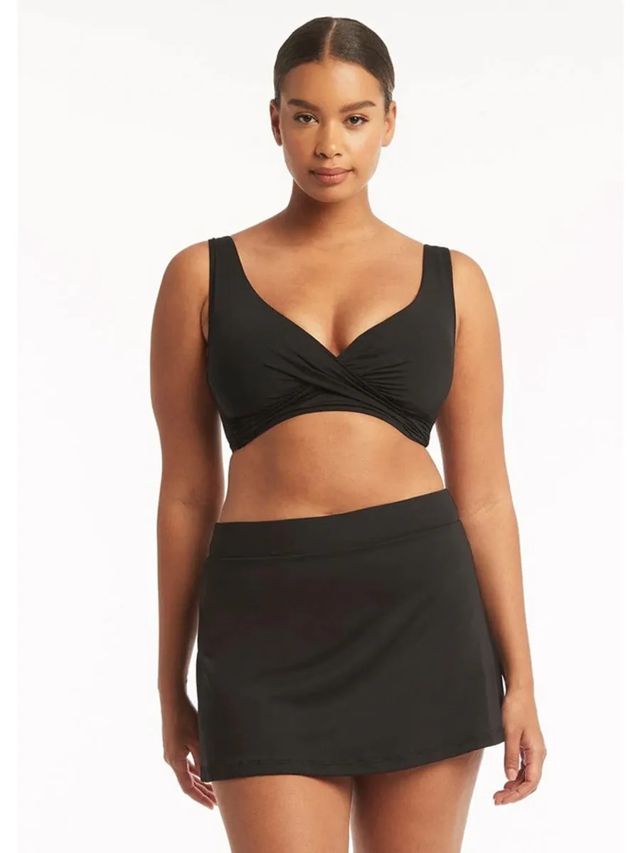 Essentials Swim Skirt in Black