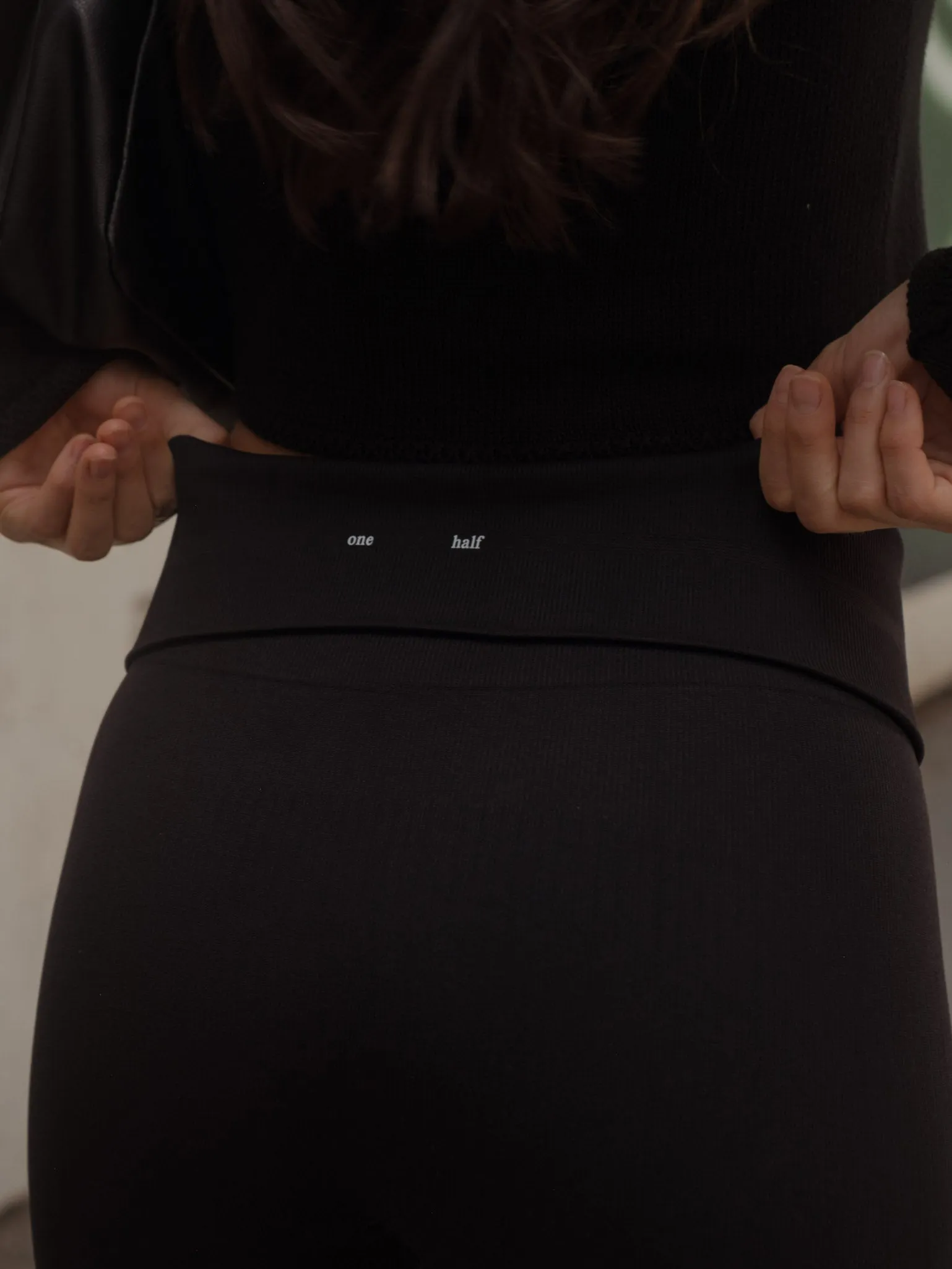 FLEX SEAMLESS LEGGINGS - PLUS BLACK