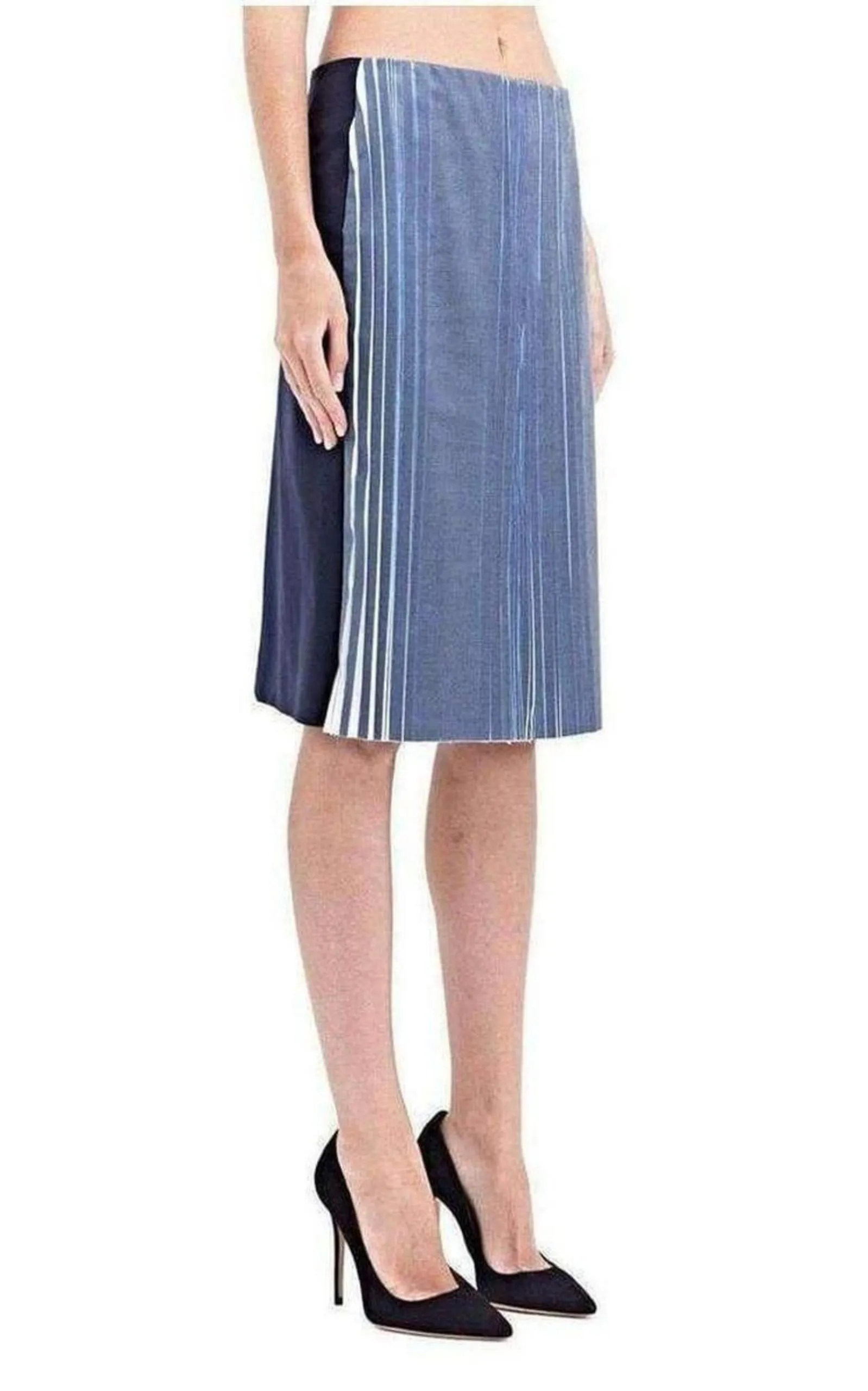 Gabriele Colangelo Pleated Cotton Skirt