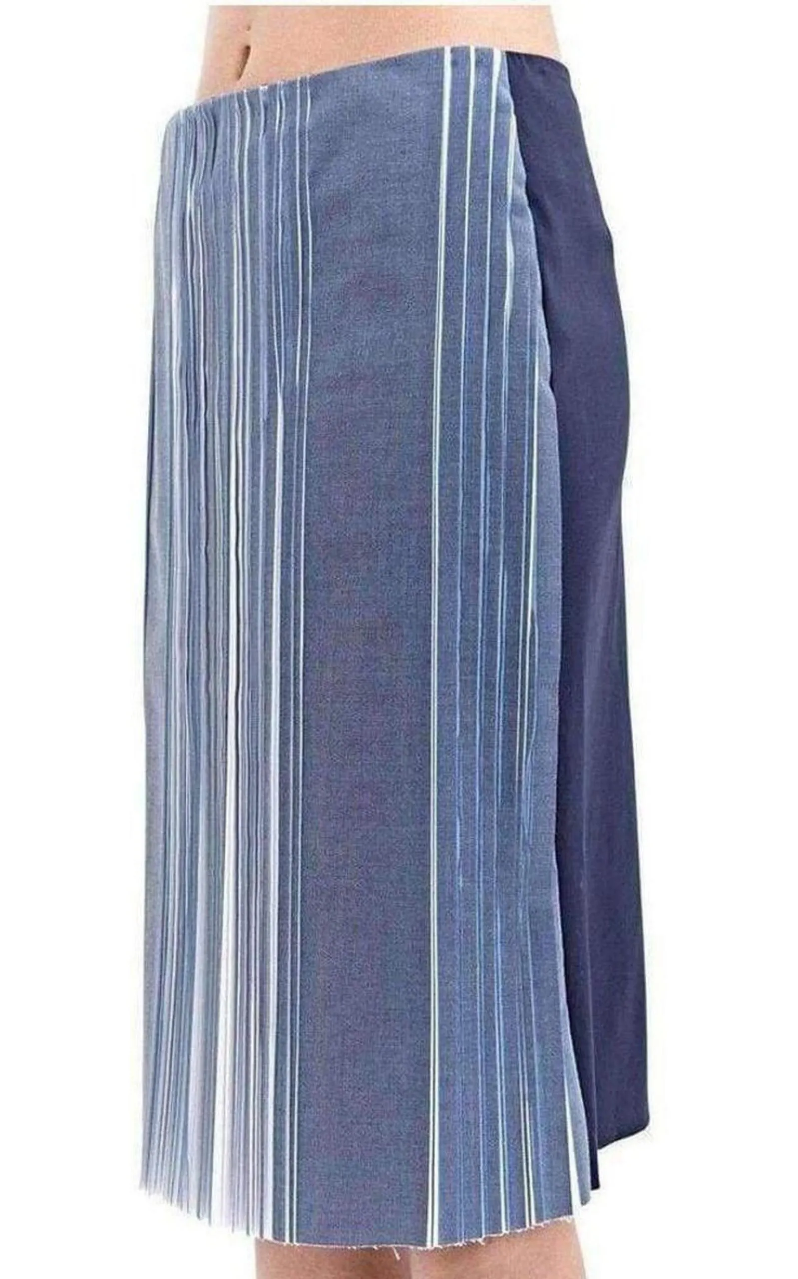 Gabriele Colangelo Pleated Cotton Skirt
