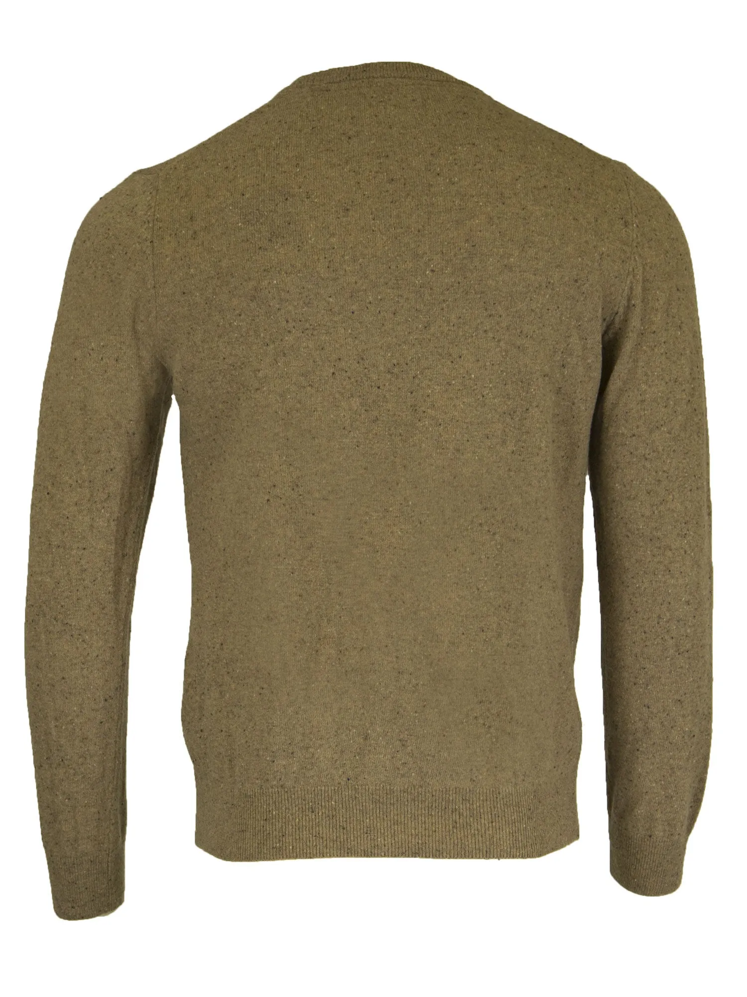 GANT Men's O1 Donegal Crew, Medium, Dark Sand Melange