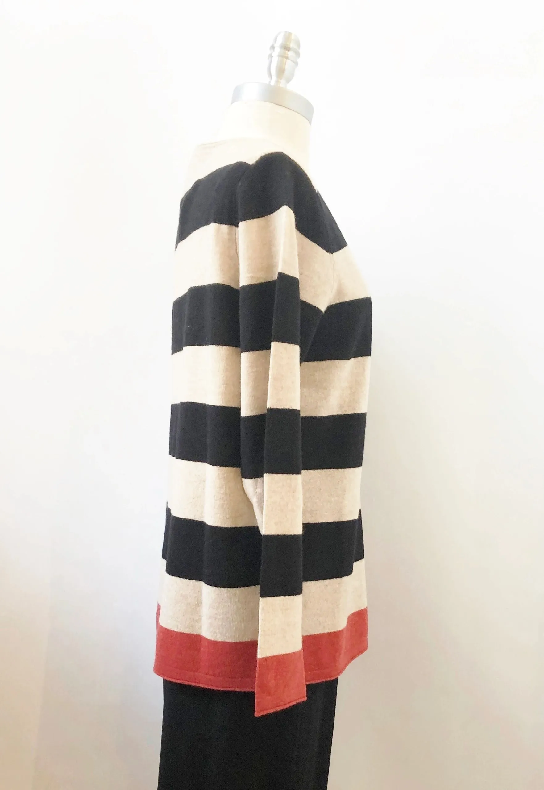 Gerry Weber Striped Cashmere Sweater Size 10